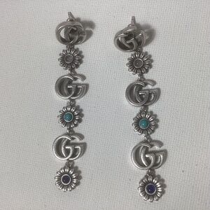 Gucci GG Vintage Silver Earrings
